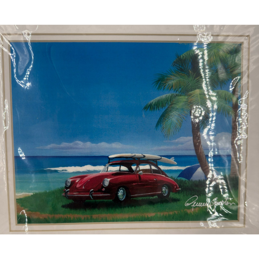 Penny Gupton Life Is Good Watercolor Print Signed 2000 Matted 14x11 W/Certificat - Picture 3 of 9